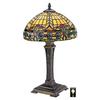 Design Toscano The Carlisle Beaux-Arts Stained Glass Lamp KY4561